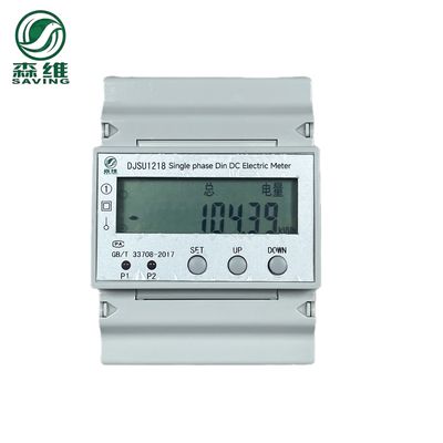 کیفیت  Dc RS485 Prepaid Electronic Energy Meter Double Circuit Lcd Display کارخانه